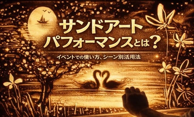 サンドアートパフォーマンス
