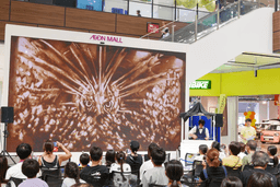 イオンモール木更津にてサンドアートパフォーマンス