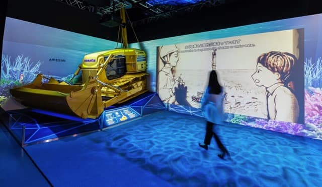 大阪・関西万博でのサンドアート映像